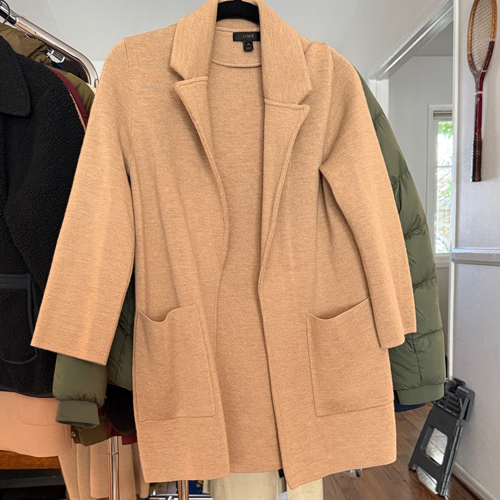 Jcrew Women’s Merino Wool Sweater Jacket